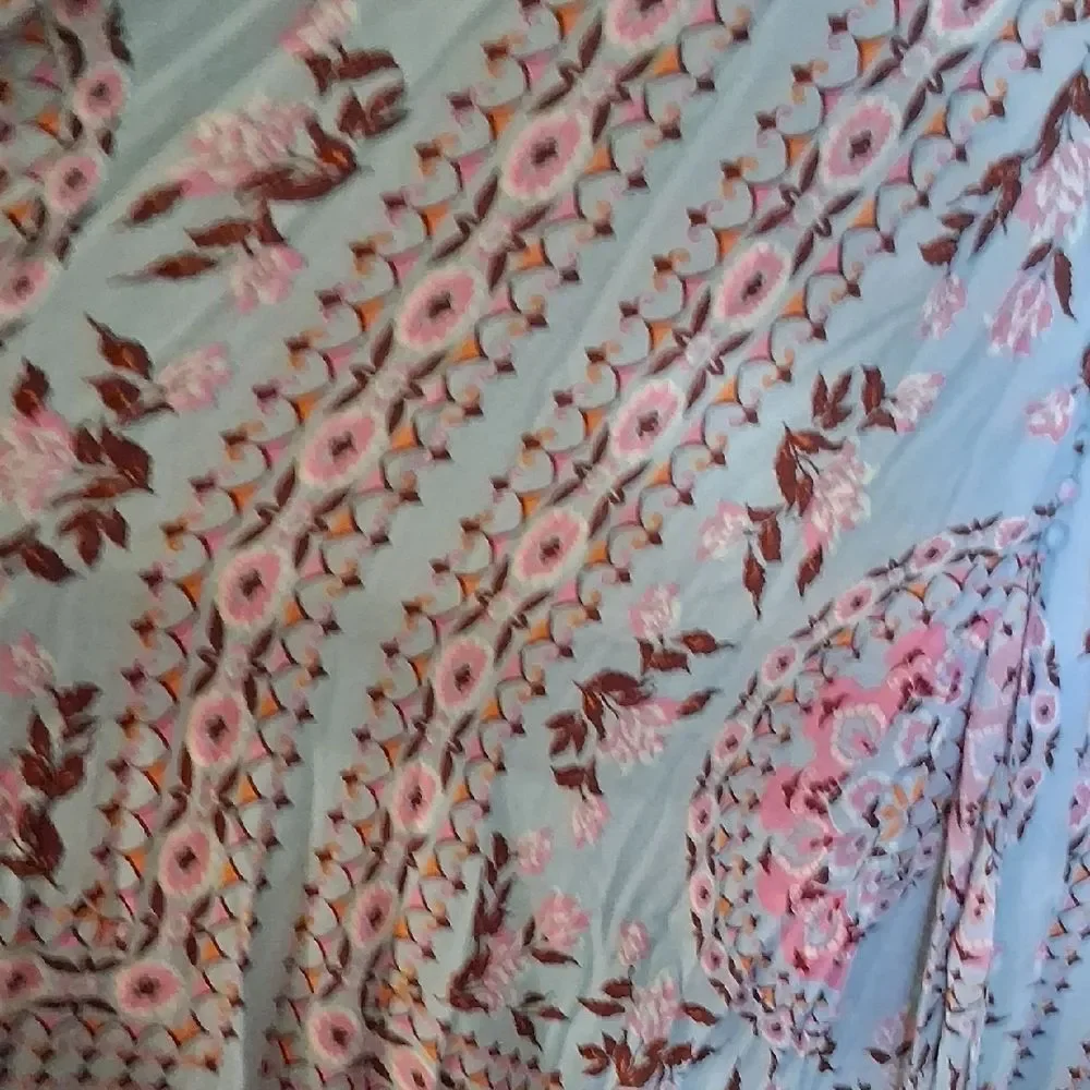 SPELL Pandora Mandala Print Bohemian Long Sleeve Maxi -Gown Small - Picture 5 of 9